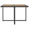 vidaXL Ensemble &agrave; manger d'ext&eacute;rieur 9 pcs r&eacute;sine tress&eacute;e et acacia