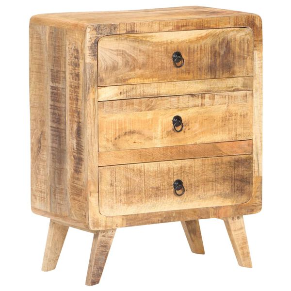 vidaXL Buffet 60x35x75 cm Bois de manguier brut