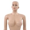 vidaXL Mannequin femme sexy avec base en verre Beige 180 cm