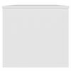 vidaXL Table basse Blanc 102x50,5x46,5 cm Bois d'ing&eacute;nierie