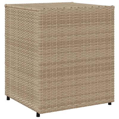 vidaXL Armoire de rangement de jardin beige 55x59x69 cm résine tressée