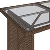 vidaXL Salon de jardin avec coussins 6 pcs marron r&eacute;sine tress&eacute;e