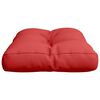 vidaXL Coussin de palette rouge 60x40x12 cm tissu
