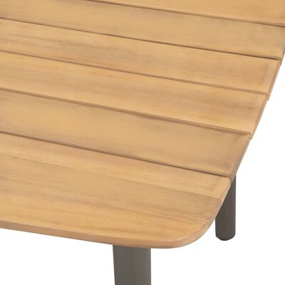 vidaXL Mobilier à dîner d'extérieur 9pcs Bois d'acacia solide et acier