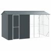 vidaXL Cage pour oiseaux Anthracite 430 x 208 x 247 cm Acier galvanisé
