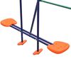 vidaXL Ensemble de balan&ccedil;oire avec toboggan et 3 si&egrave;ges Orange