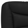 vidaXL Coussin de tête de lit Hvar noir 153 cm similicuir