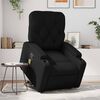vidaXL Fauteuil inclinable de massage noir similicuir