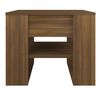 vidaXL Table basse Ch&ecirc;ne marron 55,5x55x45 cm Bois d'ing&eacute;nierie