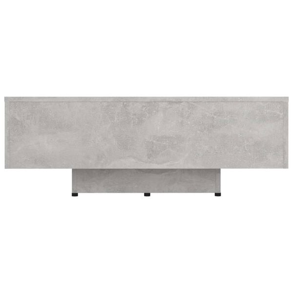 vidaXL Table basse Gris b&eacute;ton 85x55x31 cm Bois d'ing&eacute;nierie