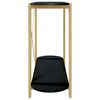 vidaXL Table console Noir 110x38x75 cm Bois d'ingénierie