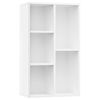 vidaXL Biblioth&egrave;que/Buffet Blanc 50x25x80 cm Bois d&rsquo;ing&eacute;nierie