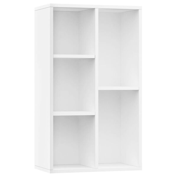 vidaXL Biblioth&egrave;que/Buffet Blanc 50x25x80 cm Bois d&rsquo;ing&eacute;nierie