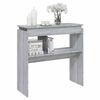 vidaXL Table console Sonoma gris 80x30x80 cm Bois d'ing&eacute;nierie