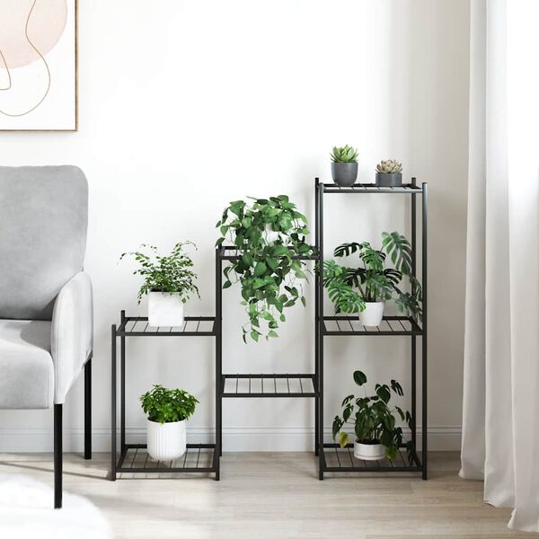 vidaXL Jardini&egrave;re 83x25x80 cm Noir Fer