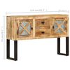 vidaXL Buffet 110x30x74 cm Bois de manguier brut