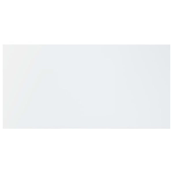 vidaXL Panneaux biblioth&egrave;que 8pcs Blanc brillant 80x40x1,5cm Agglom&eacute;r&eacute;