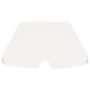 vidaXL Toit de rechange de balan&ccedil;oire blanc 188/168x145/110 cm