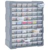 vidaXL Organisateur multi-tiroirs avec 60 tiroirs 38x16x47,5 cm