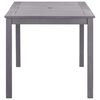 vidaXL Table de jardin Délavage gris 140x80x74 cm Bois d'acacia massif