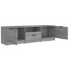 vidaXL Meuble TV Sonoma gris 140x35x40 cm Bois d'ing&eacute;nierie