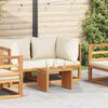 vidaXL Table d'appoint de jardin Marron 50 x 32.5 x 35 cm
