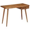vidaXL Table &agrave; &eacute;crire Bois d'acacia massif 110 x 50 x 76 cm