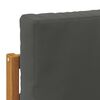 vidaXL Ensemble de canap&eacute;s d'ext&eacute;rieur 5 pcs Naturel et Anthracite