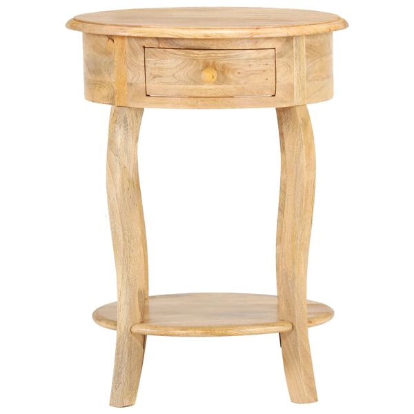 vidaXL Table d'appoint 37x37x61 cm Bois de manguier massif