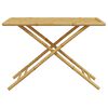 vidaXL Table de jardin pliable 110x55x75 cm bambou