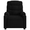 vidaXL Fauteuil inclinable de massage électrique noir tissu
