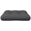 vidaXL Coussin de palette anthracite 58x58x10 cm tissu