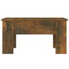 vidaXL Table basse Ch&ecirc;ne fum&eacute; 79x49x41 cm Bois d'ing&eacute;nierie