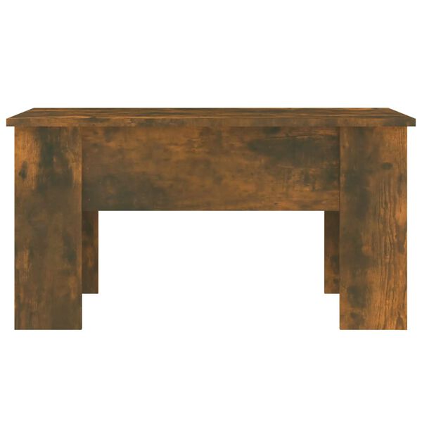 vidaXL Table basse Ch&ecirc;ne fum&eacute; 79x49x41 cm Bois d'ing&eacute;nierie