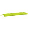 vidaXL Coussins de banc de jardin lot de 2 vert vif tissu Oxford