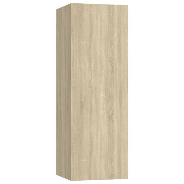vidaXL Meubles TV 4 pcs Ch&ecirc;ne sonoma 30,5x30x90 cm Bois d'ing&eacute;nierie