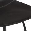 vidaXL Tabourets de bar lot de 2 noir cuir v&eacute;ritable