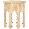 vidaXL Table d'appoint Ø48 cm Bois de manguier massif