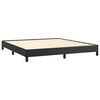 vidaXL Cadre de lit sans matelas noir California similicuir