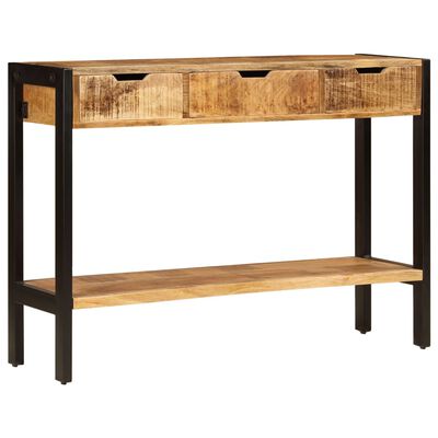 vidaXL Buffet avec 3 tiroirs 110x35x75 cm Bois de manguier massif