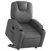 vidaXL Fauteuil inclinable &eacute;lectrique gris similicuir