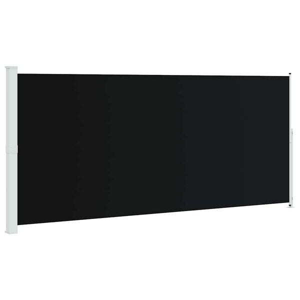 vidaXL Auvent lat&eacute;ral r&eacute;tractable de patio 220x500 cm Noir