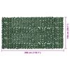 vidaXL &Eacute;cran de balcon avec feuilles vert fonc&eacute; 300x150 cm