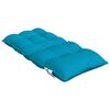 vidaXL Coussins de chaise &agrave; dossier bas lot de 2 bleu clair