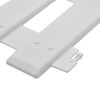vidaXL Bordures de pelouse 25 pcs Blanc 10 m PP