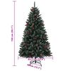 vidaXL Sapin de No&euml;l artificiel 150 LED 150 cm