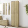 vidaXL Garde-robe de couloir Ch&ecirc;ne sonoma 55x25x189 cm Bois ing&eacute;nierie