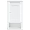 vidaXL Armoire murale de salle de bain BERG blanc bois de pin massif