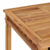 vidaXL Table &agrave; d&icirc;ner de jardin 80x80x80 cm Bois de teck solide
