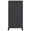 vidaXL Buffet noir 36x39x72 cm acier